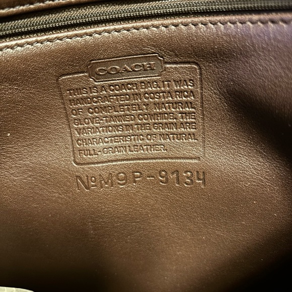 Coach VINTAGE Authentic Chocolate Brown LeatherHippie Flap Crossbody Saddle Bag - Picture 10 of 10